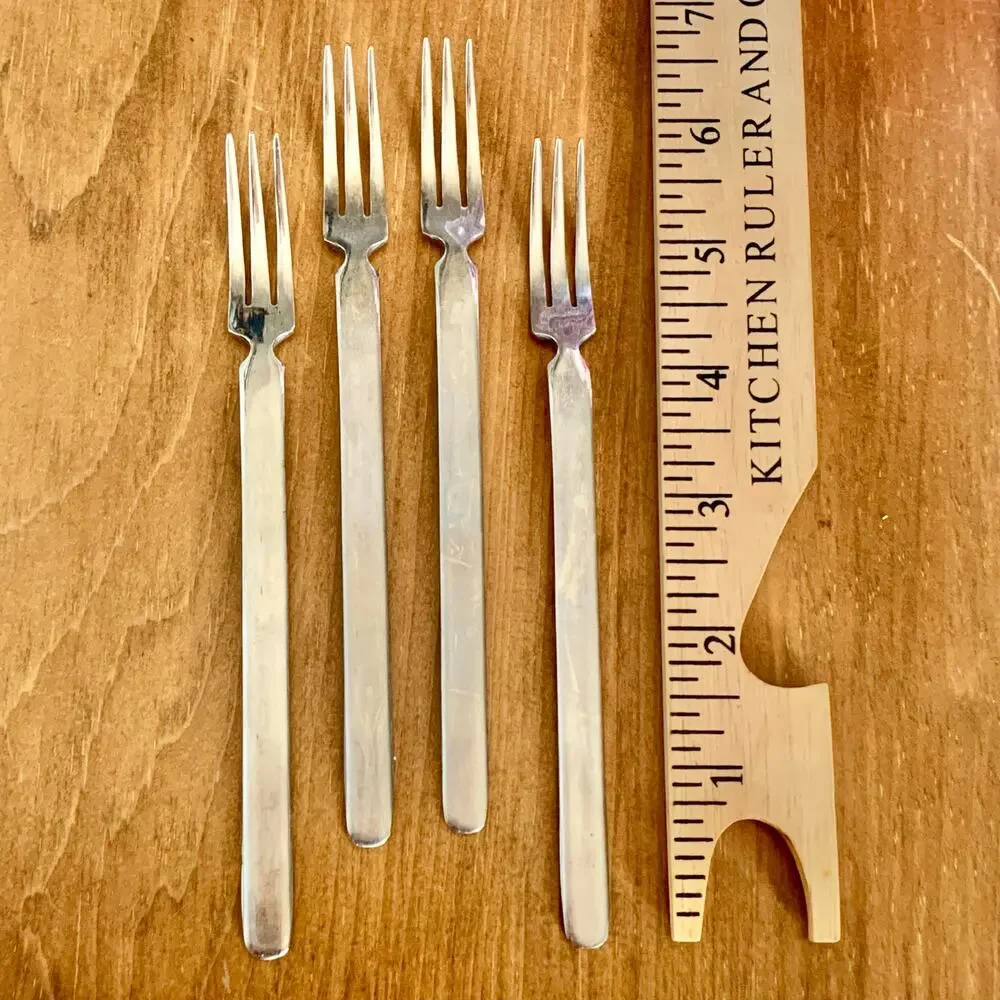 Knobler Cocktail Forks Vintage MCM 6